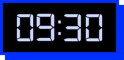 午前9時半,9:30