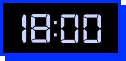 午後6時,18:00